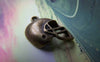 Accessories - 10 Pcs Of Antique Bronze Football Helmet Charms 15x18mm A1486