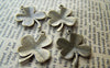 Accessories - 10 Pcs Of Antique Bronze Four-Leaf Clover Lucky Flower Charms 20x24mm A436