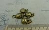 Accessories - 10 Pcs Of Antique Bronze Four Skull Connectors Pendants 31x38mm A5945
