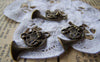 Accessories - 10 Pcs Of Antique Bronze French Horn Charms 14x21mm A1701