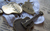 Accessories - 10 Pcs Of Antique Bronze Guitar Pendants Charms 23x62mm A1692