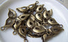 Accessories - 10 Pcs Of Antique Bronze Halloween Lady Mask Charms 12x31mm A1468