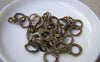 Accessories - 10 Pcs Of Antique Bronze Handcuff Charms 11x30mm A1602