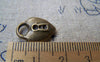 Accessories - 10 Pcs Of Antique Bronze Heart Lock Charms 13x17.5mm A2081