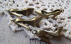 Accessories - 10 Pcs Of Antique Bronze Hige Heel Shoes Charms Pendants 17x23mm A3282