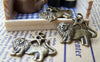 Accessories - 10 Pcs Of Antique Bronze Leo Lion Constellation Charms 20x24mm A628