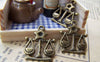 Accessories - 10 Pcs Of Antique Bronze Libra The Balance Scale Constellation Charms 17x20mm A2861