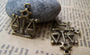 Accessories - 10 Pcs Of Antique Bronze Libra The Balance Scale Constellation Charms 17x20mm A2861