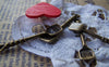 Accessories - 10 Pcs Of Antique Bronze LOVE Pancake Turner Charms 8x36mm A2746