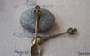 Accessories - 10 Pcs Of Antique Bronze Lovely 3D Crown Spoon Charms 11x60mm A4303