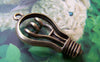 Accessories - 10 Pcs Of Antique Bronze Lovely Bulb Charms 18x29mm A676