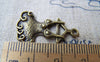 Accessories - 10 Pcs Of Antique Bronze Lovely Dress Charms  17x28mm A1915