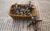 Accessories - 10 Pcs Of Antique Bronze Lovely Fighter Plane Charms 23mm A945