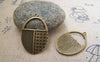 Accessories - 10 Pcs Of Antique Bronze Lovely Handbag Charms 19x29mm A2180