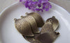 Accessories - 10 Pcs Of Antique Bronze Lovely Leaf Connectors Charms 15x30mm A312