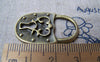 Accessories - 10 Pcs Of Antique Bronze Lovely Lock Charms 20x32mm A2437