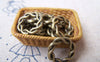 Accessories - 10 Pcs Of Antique Bronze Lovely Twisted Coiled Ring Connectors 15mm A304