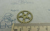 Accessories - 10 Pcs Of Antique Bronze Mechanical Watch Movement Gear Charms Pendants 25mm  A5894
