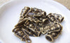 Accessories - 10 Pcs Of Antique Bronze Oil Hurricane Lamp Charms 10x20mm A1451