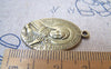 Accessories - 10 Pcs Of Antique Bronze Oval Teresia Pendants 19x30mm A3090