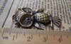 Accessories - 10 Pcs Of Antique Bronze Owl Pendants Charms 26x39mm A132