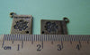Accessories - 10 Pcs Of Antique Bronze Passport Connector Charms 11x15mm A3378