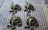 Accessories - 10 Pcs Of Antique Bronze Pisces The Fish Constellation Charms 18x25mm A2709