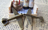 Accessories - 10 Pcs Of Antique Bronze Plane Charms 42x50mm A2681