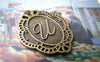 Accessories - 10 Pcs Of Antique Bronze Rhombus Letter U Connectors Charms 23x30mm A1989