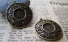 Accessories - 10 Pcs Of Antique Bronze Round Base Settings Match 12mm Cabochon A3205