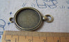 Accessories - 10 Pcs Of Antique Bronze Round Watch Clock Base Connector Pendants Match 20mm Cabochon A4392