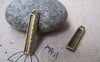 Accessories - 10 Pcs Of Antique Bronze Ruler Charms 5x25mm A1439