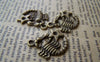 Accessories - 10 Pcs Of Antique Bronze Scorpius Scorpion Constellation Charms 18x20mm A2875