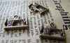 Accessories - 10 Pcs Of Antique Bronze Sewing Machine Charms 14x18mm A1476