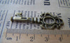 Accessories - 10 Pcs Of Antique Bronze Skeleton Key Charms Pendants 17x43mm A189
