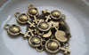 Accessories - 10 Pcs Of Antique Bronze Smile Girl Female Cross Charms 11x23mm A3801