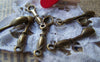 Accessories - 10 Pcs Of Antique Bronze Spoon Charms Pendants 6.5x35mm A1430