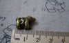 Accessories - 10 Pcs Of Antique Bronze Standing Dog Spacer Beads 12x17mm A5750