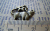 Accessories - 10 Pcs Of Antique Bronze Taurus Bull Constellation Charms 22x22mm A2863