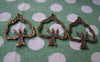 Accessories - 10 Pcs Of Antique Bronze Textured Tree Charms 21x26mm A323