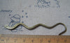 Accessories - 10 Pcs Of Antique Bronze Twisted Snake Bookmark Charms 18x81mm A4755