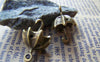 Accessories - 10 Pcs Of Antique Bronze Unfolded Umbrella Charms 13x19mm A1427
