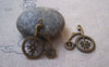 Accessories - 10 Pcs Of Antique Bronze Vintage Style Bicycle Pendants Charms 26x27mm A5052