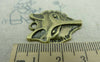 Accessories - 10 Pcs Of Antique Bronze Wolf Pendants Charms 25x32mm A5869