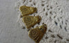 Accessories - 10 Pcs Of Antique Gold Kitten Cat Charms 14x20mm A6825