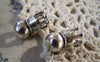 Accessories - 10 Pcs Of Antique Silver 3D Crown Queen Beads 17x20mm A5431