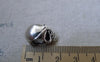 Accessories - 10 Pcs Of Antique Silver 3D Pirate Skull Beads 12x14x20mm A7762