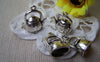 Accessories - 10 Pcs Of Antique Silver 3D Tea Kettle Tea Pot Charms 17x19mm A1293