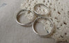 Accessories - 10 Pcs Of Antique Silver Abstract Symbol Sanskrit Ring Charms 21mm A7369