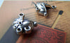 Accessories - 10 Pcs Of Antique Silver Baby Stroller Carrier Trolley Charms 14x16.5mm A1079